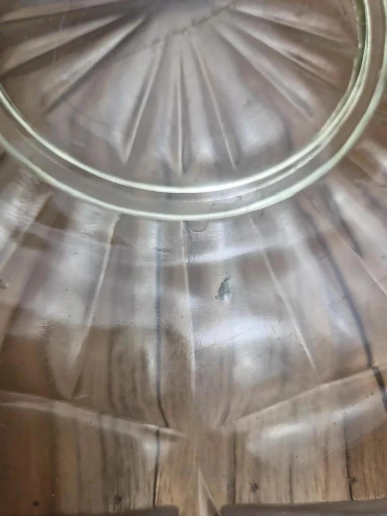 Large antique aurlane glass plate – 31 cm – photo 8